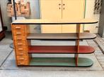 Vintage schoolkast, Ophalen, Gebruikt, Overige materialen, 100 tot 150 cm