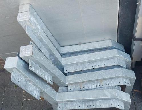 Frame voor tuinbank van gegalvaniseerd staal + kussens, Tuin en Terras, Tuinbanken, Metaal, Ophalen