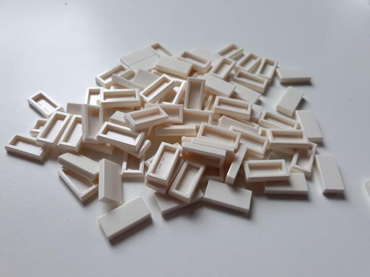 NIEUW: Tile 1x2 WIT, Kinderen en Baby's, Speelgoed | Duplo en Lego, Nieuw, Lego, Losse stenen, Ophalen of Verzenden