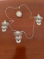 Swarovski sparkling DC ketting, oorbellen en ring, Met kristal, Overige materialen, Nieuw, Ophalen of Verzenden