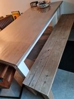Steigerhout bank zo goed als nieuw, Ophalen of Verzenden, Zo goed als nieuw, 75 tot 100 cm