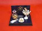 Reutter Porselein desserts set voor poppenhuis - NIEUW, Verzamelen, Poppenhuizen en Toebehoren, Ophalen of Verzenden, Nieuw, Poppenhuis