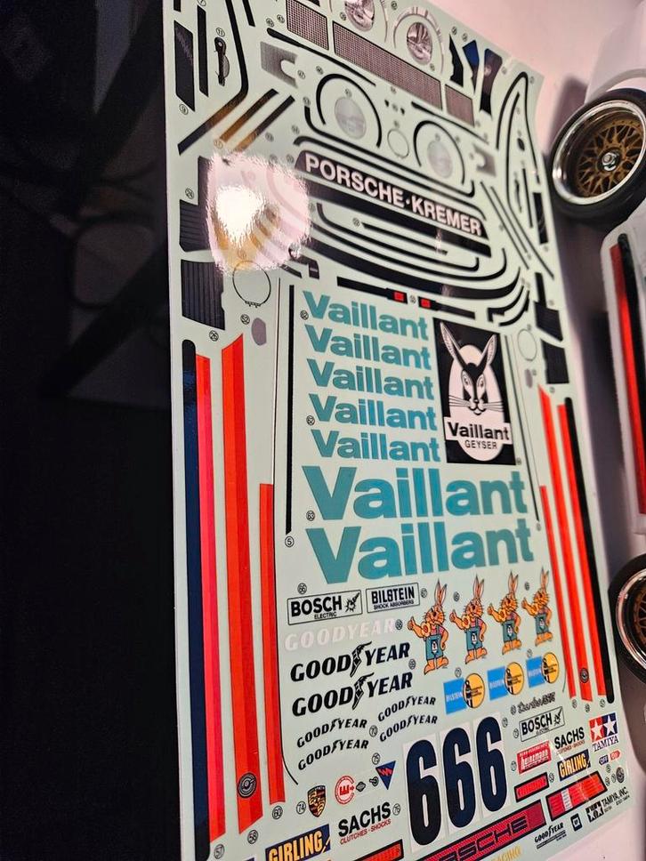VAILLANT decal set, Hobby en Vrije tijd, Modelbouw | Radiografisch | Auto's, Auto onroad, Ophalen of Verzenden