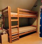 Stapelbed, Flexa Topline, Grenen, Compleet met matrassen, Ophalen, 85 tot 100 cm, Gebruikt, 180 cm of meer