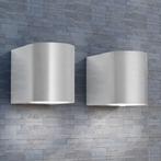 NIEUWE LED-wandlamp tuin neerwaarts rond 2 st Op=Op!, Ophalen, Wandlamp, Waterbestendig, Netvoeding