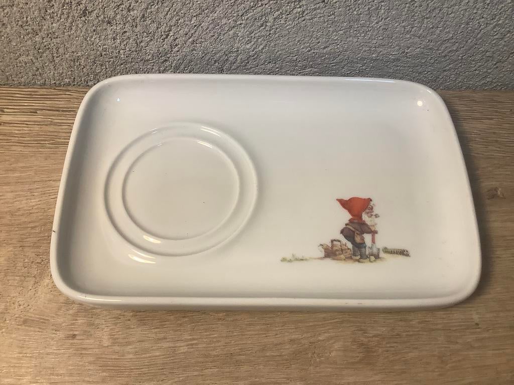 Kabouter servies schotel, Ophalen of Verzenden, Gebruikt, Overige stijlen, Kop(pen) en/of Schotel(s)