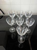 Val Saint Lambert model Nestor wijn en borrel glazen, Verzamelen, Glas en Borrelglaasjes, Ophalen of Verzenden, Zo goed als nieuw