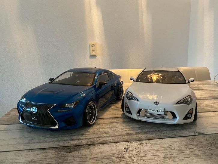 2x Nieuwe RC Drift Auto's, Hobby en Vrije tijd, Modelbouw | Auto's en Voertuigen, Nieuw, Auto, Groter dan 1:32, Overige merken
