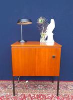 Retro vintage kastje, mini bureautje, teak fineer, Ophalen, Gebruikt, Vintage, Retro vintage