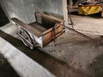 Oude houten handkar, Ophalen, Gebruikt, Handmatig, Onbekend