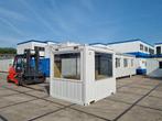 Kantoorunit Portiers loge 3x2,5 meter met 4 ramen Dubbelglas, Ophalen