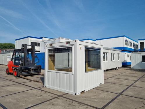 Kantoorunit Portiers loge 3x2,5 meter met 4 ramen Dubbelglas, Zakelijke goederen, Machines en Bouw | Keten en Containers, Ophalen