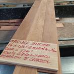 Jatoba houten vloer, 27m2, br. 14cm, dikte 15mm, 100% gereno, Ophalen, Vloerdelen of -planken, Zo goed als nieuw, 10 m² of meer