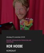 Kor Hoebe - Rij 1 Tickets - Lampegiet Veenendaal, Twee personen, November