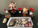 Kerst kerstman met muziek huisje met verlichting enzovoort, Ophalen, Zo goed als nieuw