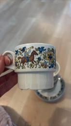 4x kop en schotel Villeroy & Boch Troubadour, Ophalen, Zo goed als nieuw, Overige stijlen, Kop(pen) en/of Schotel(s)