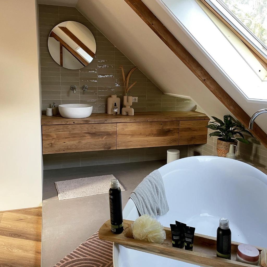Badkamermeubel oud eiken op maat | Authentiek & stijlvol, 200 cm of meer, 75 cm of meer, Overige typen, Nieuw