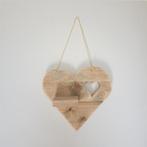 Hart van steigerhout / wandbord hart, Huis en Inrichting, Woonaccessoires | Wanddecoraties, Ophalen of Verzenden, Nieuw