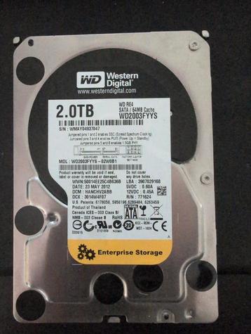 Western Digital RE4 2TB SATA HDD beschikbaar voor biedingen