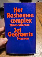 Geeraerts - Rashomon-complex, Boeken, Ophalen of Verzenden, Zo goed als nieuw, Geeraerts