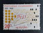 nvph 900 gestempeld 50jr Postcheque en Girodienst 1968, Verzenden, Na 1940, Gestempeld