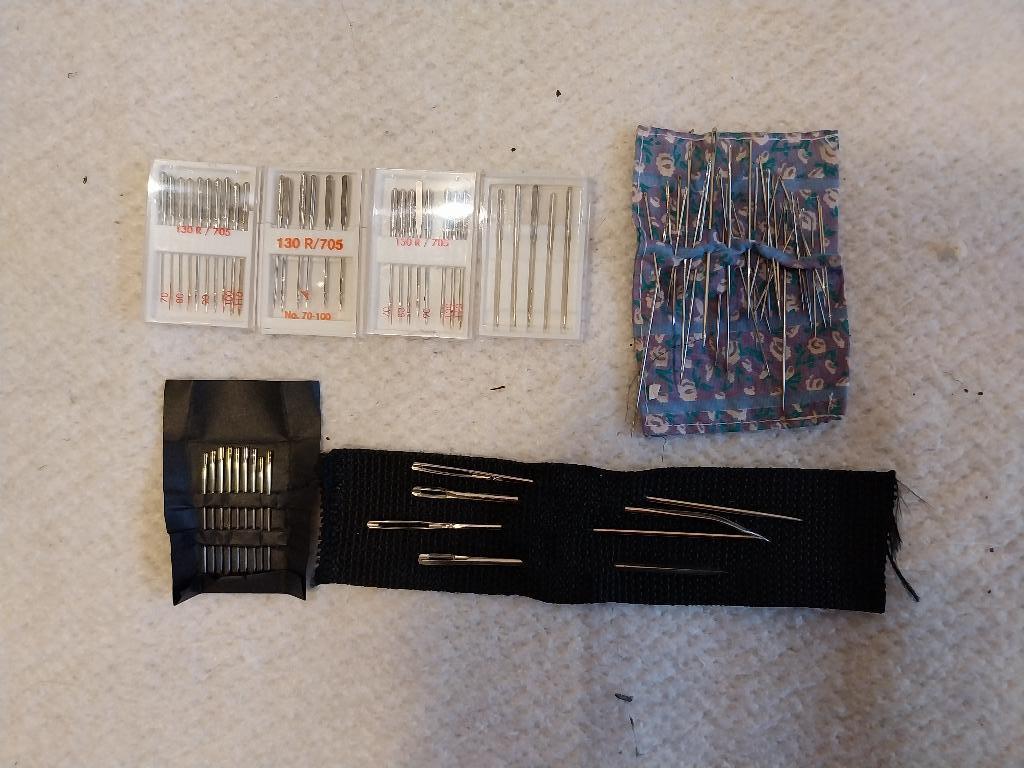 Naalden voor naaimachine, canvasnaalden, leernaalden, Ophalen of Verzenden, Zo goed als nieuw, Garen of Naald(en)