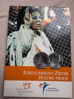 Jubileummunt zilver 10 euro proof, Postzegels en Munten, Munten | Nederland, Koningin Beatrix, Zilver, Euro's, Ophalen of Verzenden