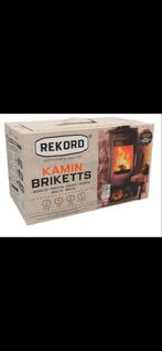 Rekord bruinkool Briketten - Blokken pak 10 kg, Minder dan 3 m³, Ophalen, Overige houtsoorten, Blokken