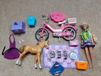 Verzameling Barbie paard scooter accessories, Ophalen of Verzenden, Zo goed als nieuw, Pop