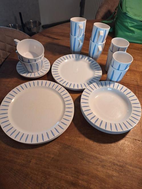 Campingservies Mepal Lavendel, Caravans en Kamperen, Kampeeraccessoires, Gebruikt, Ophalen