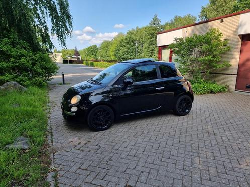 Fiat 500 SPORT 1.4 16V C 2008 Zwart Pano Leder Clima Apk NAP, Auto's, Fiat, Bedrijf, ABS, Airbags, Airconditioning, Alarm, Bluetooth