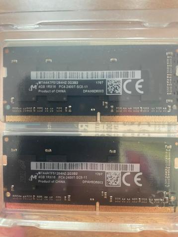 8gb (2x4gb) PC4-2400 SoDimm voor o.a. Apple beschikbaar voor biedingen