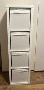 Witte ladekast, Huis en Inrichting, Kasten | Ladekasten, Minder dan 50 cm, 5 laden of meer, Ophalen of Verzenden, Zo goed als nieuw