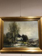 Antoon Markus (1870 - 1955) 'De veldwachterswoning', Antiek en Kunst, Kunst | Schilderijen | Klassiek, Ophalen