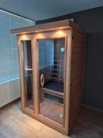 2 pers. Infraroodsauna, Sport en Fitness, Sauna, Ophalen, Zo goed als nieuw, Complete sauna