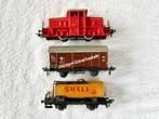 Fleischmann set Lok 1306 DB Stuckgut en Shell ketelwagen, Hobby en Vrije tijd, Modeltreinen | H0, Gebruikt, Gelijkstroom, Fleischmann
