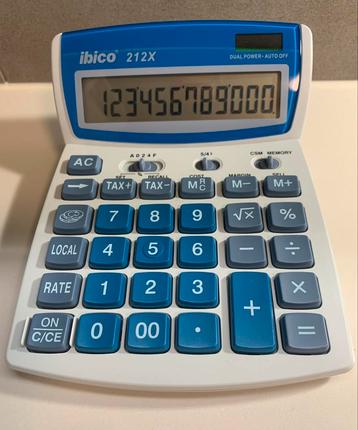 Bureaurekenmachine - Ibico 212X beschikbaar voor biedingen