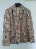 BOUCLÉ DAMES BLAZER, Kleding | Dames, Maat 42/44 (L), Ophalen of Verzenden, Zo goed als nieuw, Jasje