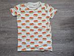 Wit T Shirt met Oranje Tompouchen ( Leuk voor Koningsdag!), Jongen of Meisje, Ophalen of Verzenden, Zo goed als nieuw, Shirt of Longsleeve