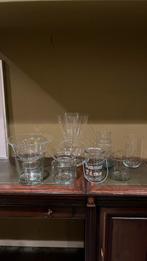 Set van 8 bloemenvazen , waarvan 2 voor grote bossen., Ophalen, Overige kleuren, Minder dan 50 cm, Glas