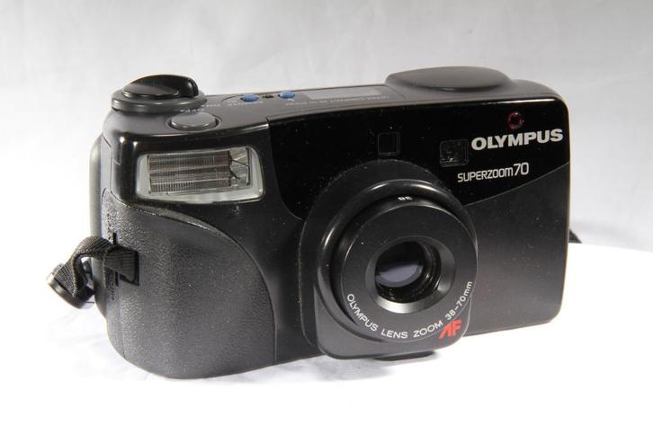 Olympus Superzoom 70 analoge camera, Audio, Tv en Foto, Fotocamera's Analoog, Compact, Olympus, Ophalen of Verzenden