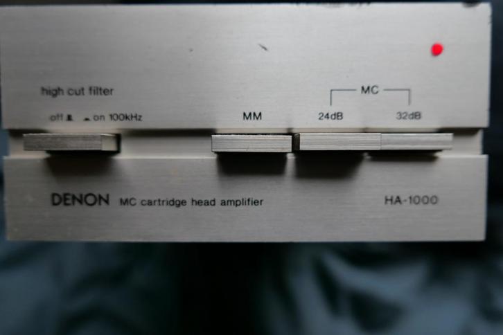 Denon HA-1000 head amp, Audio, Tv en Foto, Platenspelers, Gebruikt, Overige merken, Ophalen of Verzenden