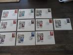 RUSLAND SERIE FDC en JOERI GAGARIN 1e man in de ruimte, Postzegels en Munten, Verzenden, Postfris