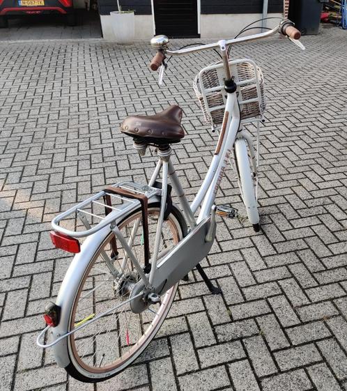 Cortina U4 Transport Damesfiets Wit, Fietsen en Brommers, Fietsen | Dames | Damesfietsen, Gebruikt, Overige merken, Versnellingen