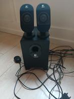 Logitech speaker set X-210, Computers en Software, Pc speakers, Ophalen, Gebruikt, Audiokanaal 2.1, Logitech