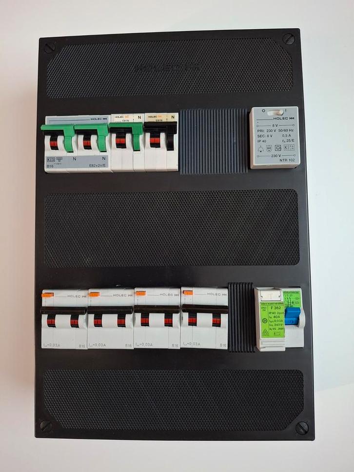 Holec Groepenkast meterkast oude model, Doe-het-zelf en Verbouw, Elektra en Kabels, Ophalen