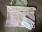 Koeka ledikantdeken Cotton Wafel Amsterdam lichtroze+ Laken, Kinderen en Baby's, Dekens, Slaapzakjes en Inbakerproducten, Ophalen of Verzenden