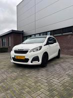Peugeot 108 1.0 12V E-vti 51KW 5DR 2017 Wit, Auto's, Peugeot, Voorwielaandrijving, Stof, Zwart, 4 stoelen