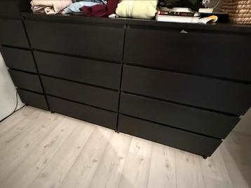 Ikea Malm drawers (black) 5€ for each (4drawers reserved) - afbeelding 1