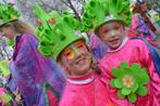 Kleurrijke loopgroep Vlinders, Kleding | Dames, Carnavalskleding en Feestkleding, Ophalen of Verzenden, Zo goed als nieuw, Carnaval